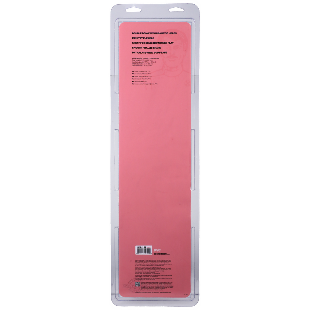 Smooth Double Header - Dildo with Double Ends - 18 / 45 cm