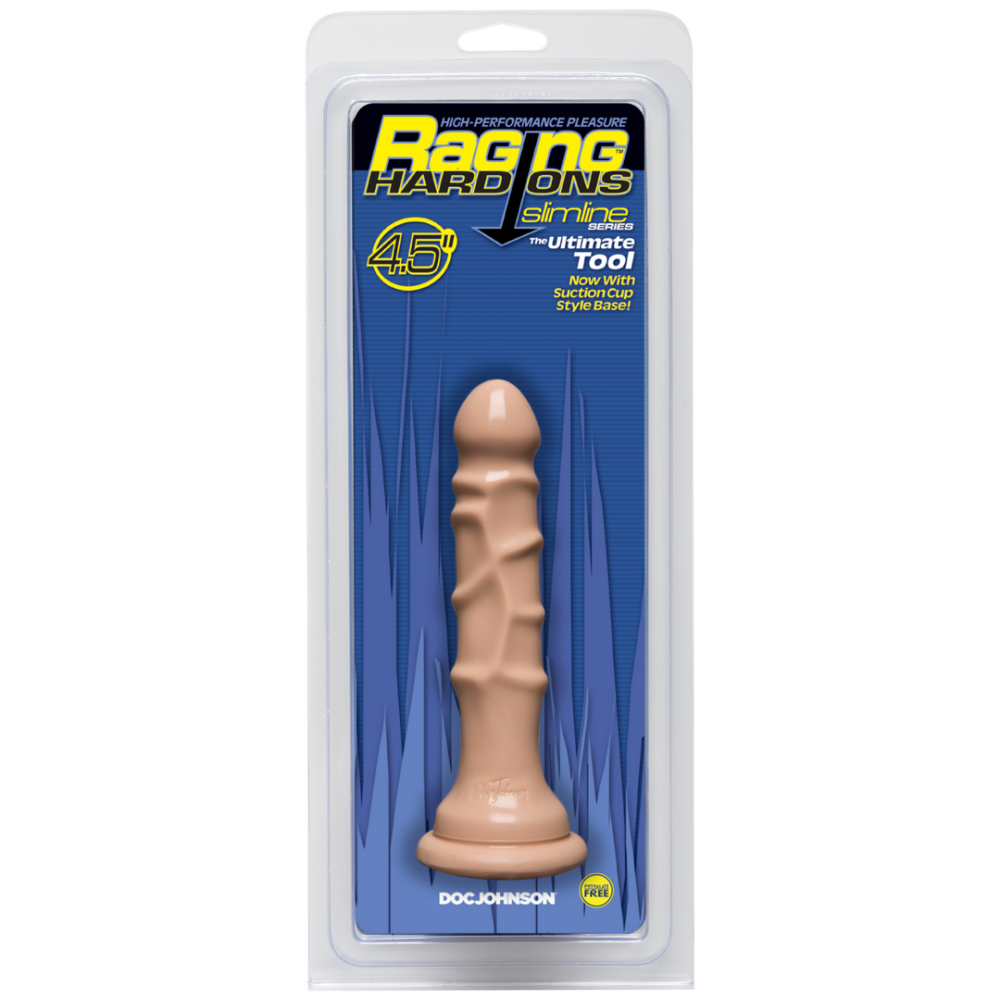 Slimline Dong with Suction Cup - 4.5 / 11 cm - Vanilla