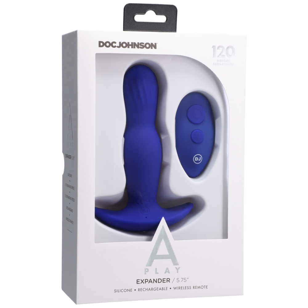 Expander - Silicone Anal Plug with Remote Control