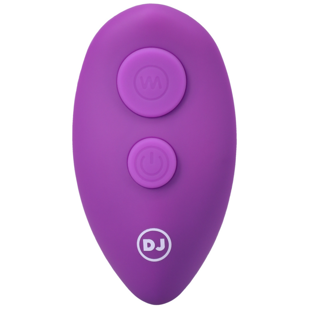 Beaded Vibe - Silicone Anal Plug with Remote Control