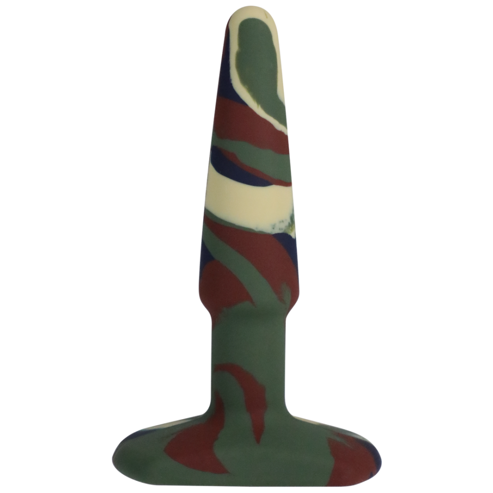 Groovy - Silicone Anal Plug - 4 / 10 cm - Camouflage