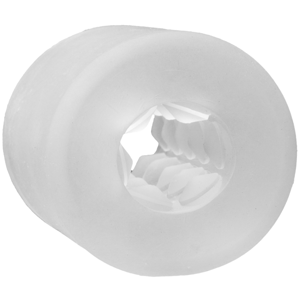 Glow Helping Head - Masturbator Sleeve - Frost / Green Glow