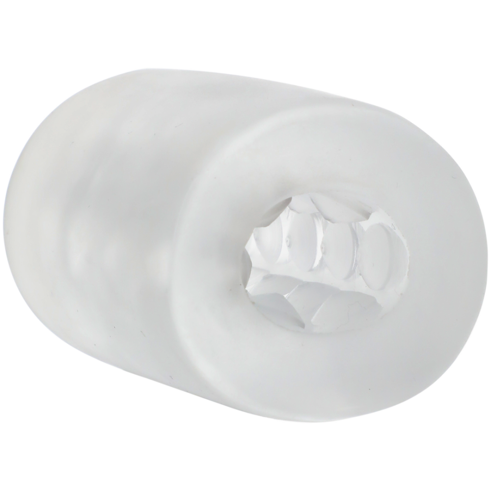 Glow Helping Head - Masturbator Sleeve - Frost / Green Glow