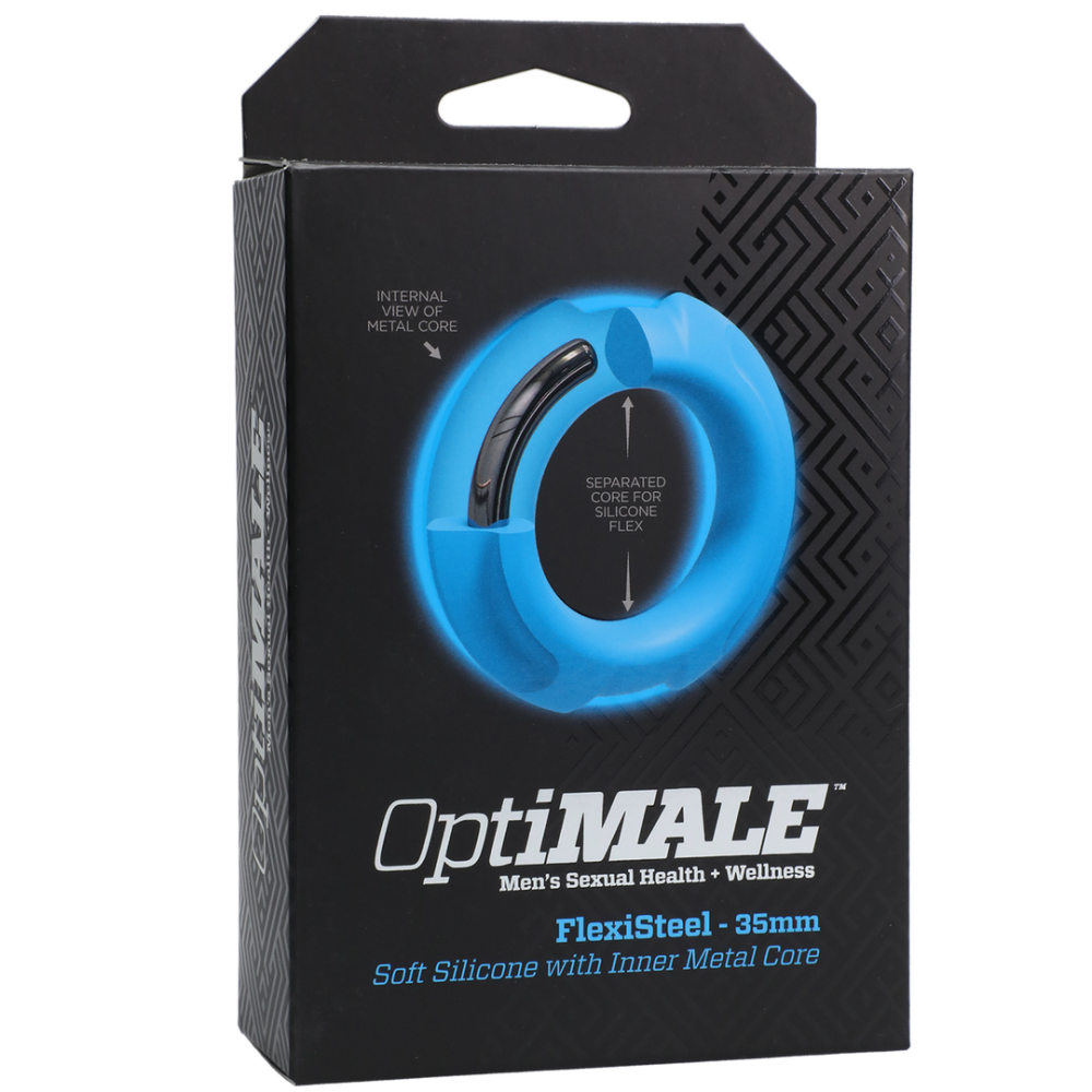 Flexisteel - Silicone Inner Metal Core - 35 mm - Blue