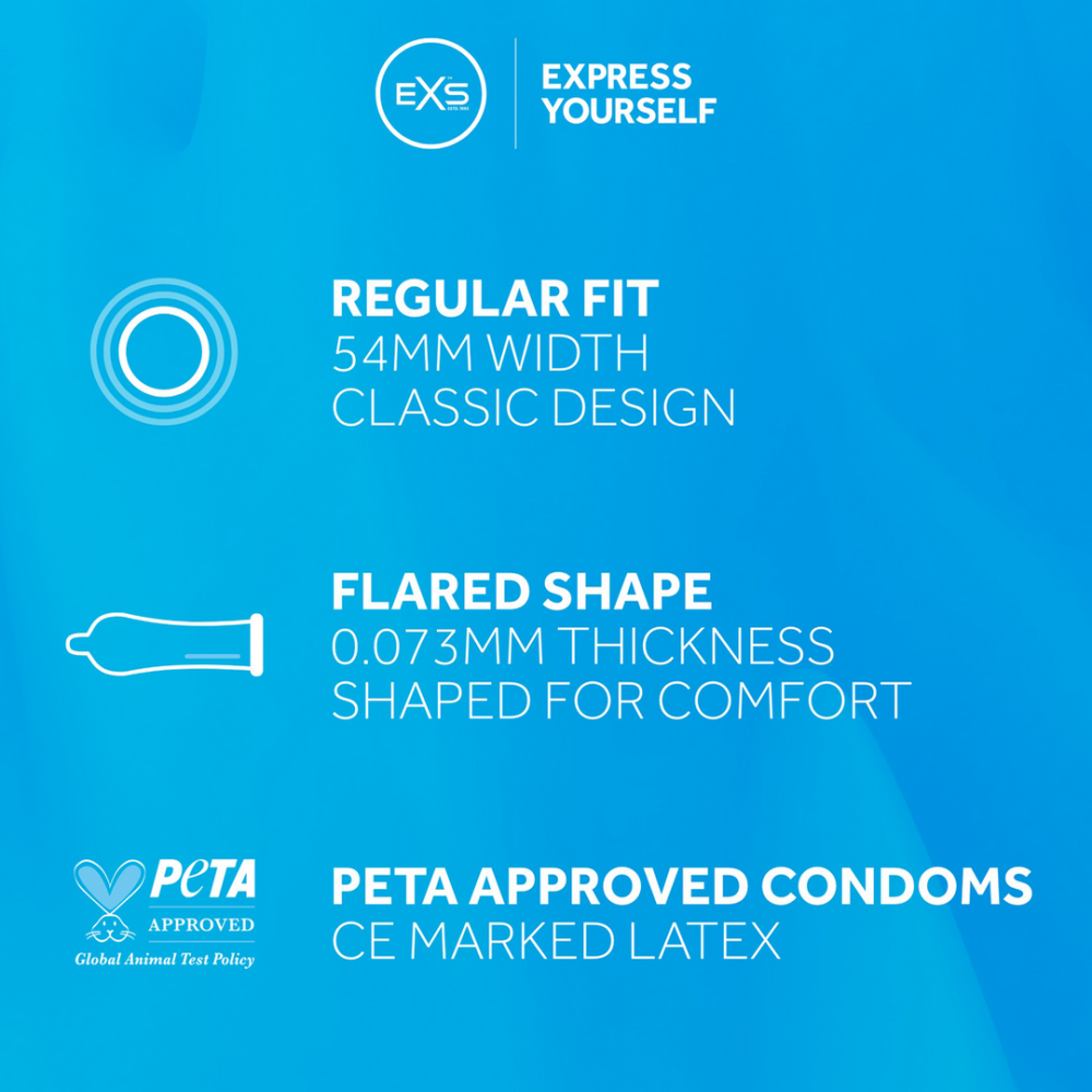 EXS Regular - Condoms - 100 Pieces