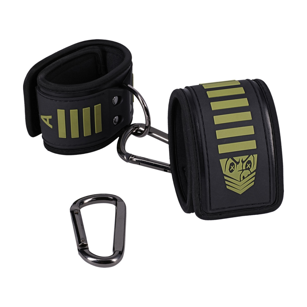 Tactical Ankle Cuffs - Black/Green