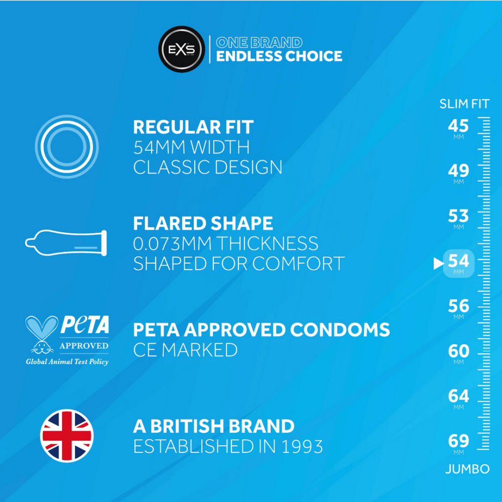 EXS Regular - Condoms - 12 Pieces