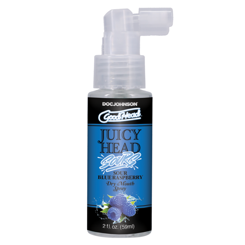Juicy Head - Dry Mouth Spray - Sour Blue Raspberry - 2 fl oz / 60 ml