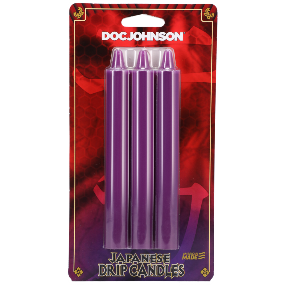 Japanese Drip Candles - Purple