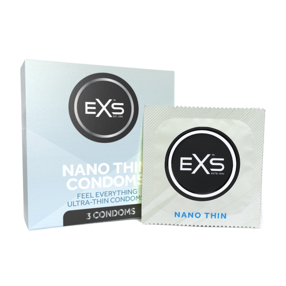 EXS Nano Thin - Condoms - 3 Pieces