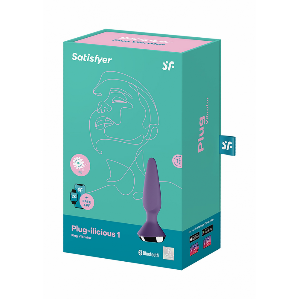 Plug-ilicious 1 - Vibrating Butt Plug - Purple