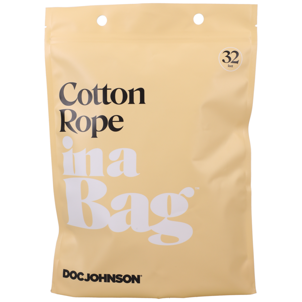 Cotton Rope - 32 ft - Black