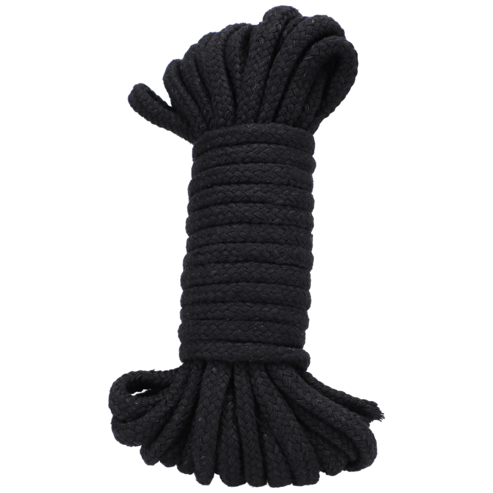 Cotton Rope - 32 ft - Black