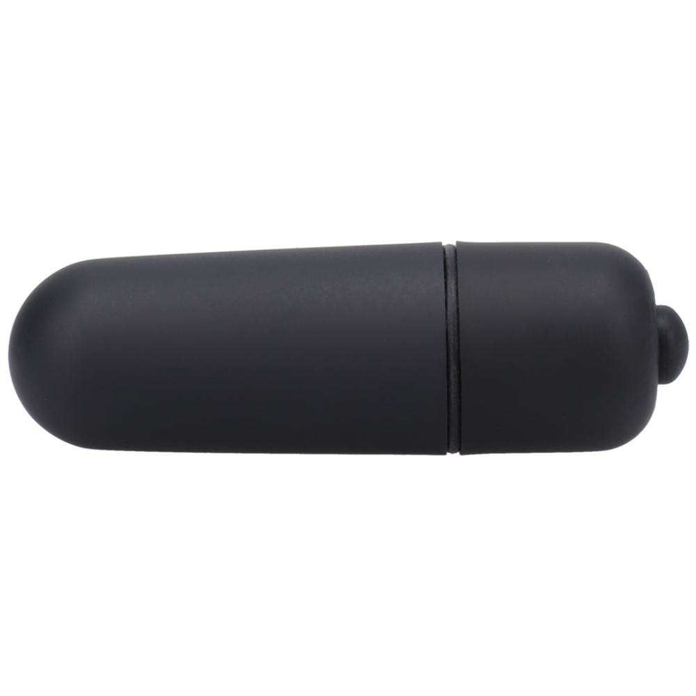 Vibrating Butt Plug - 4 / 10 cm - Black