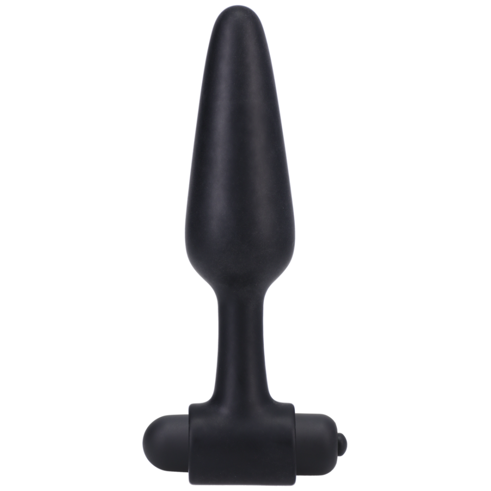 Vibrating Butt Plug - 5 / 12 cm - Black