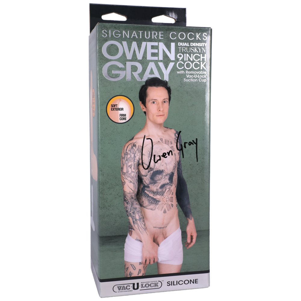 Owen Gray - Realistic Silicone Dildo - 9 / 22 cm