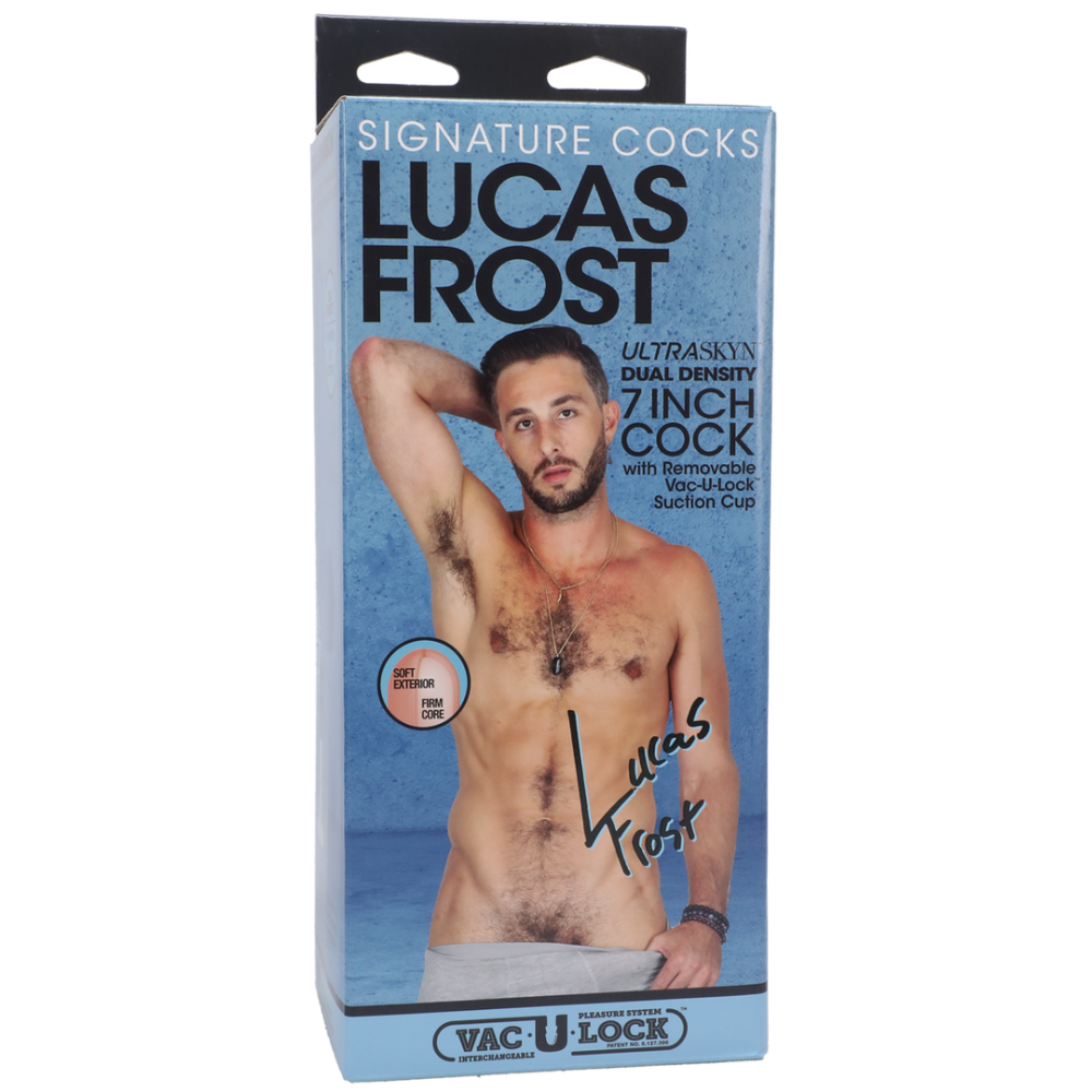 Lucas Frost - Realistic ULTRASKYN Dildo - 7 / 18 cm - Vanilla