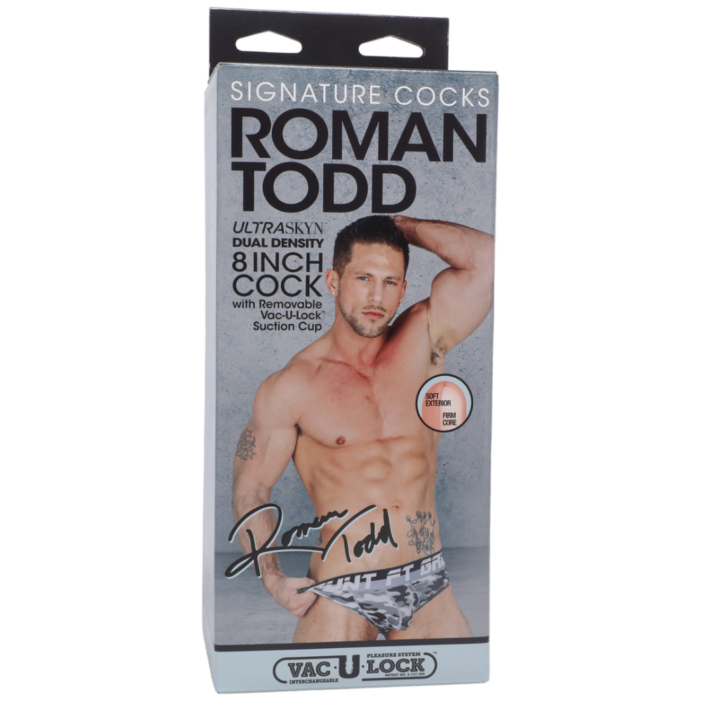 Roman Todd - Realistic ULTRASKYN Dildo - 8 / 20 cm - Vanilla