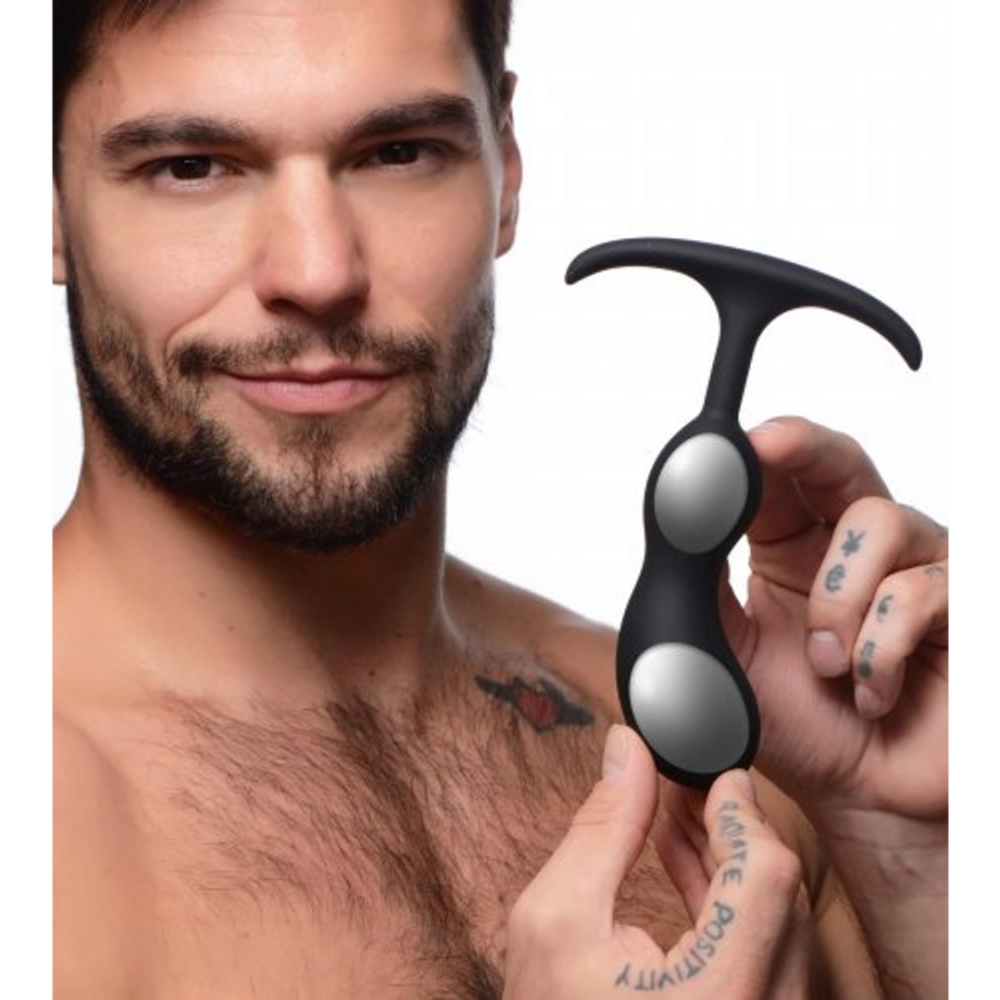 Premium Silicone Weighted Prostate Plug - Medium