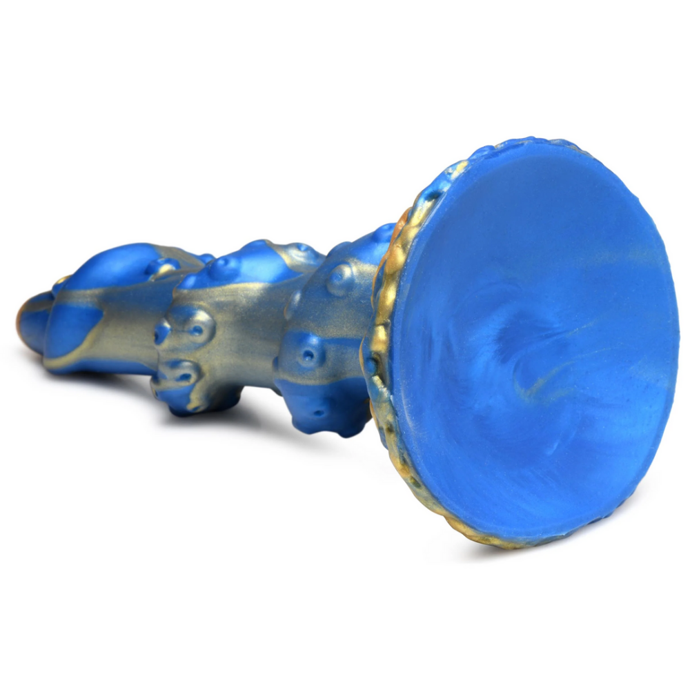 Kraken Silicone Dildo - Blue