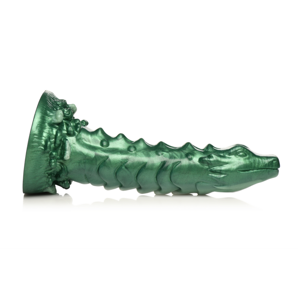Cockness Monster - Lake Creature Silicone Dildo - Green
