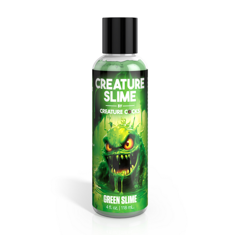 Creature Slime - Green Slime - Waterbased Lubricant - 4 fl oz / 118 ml