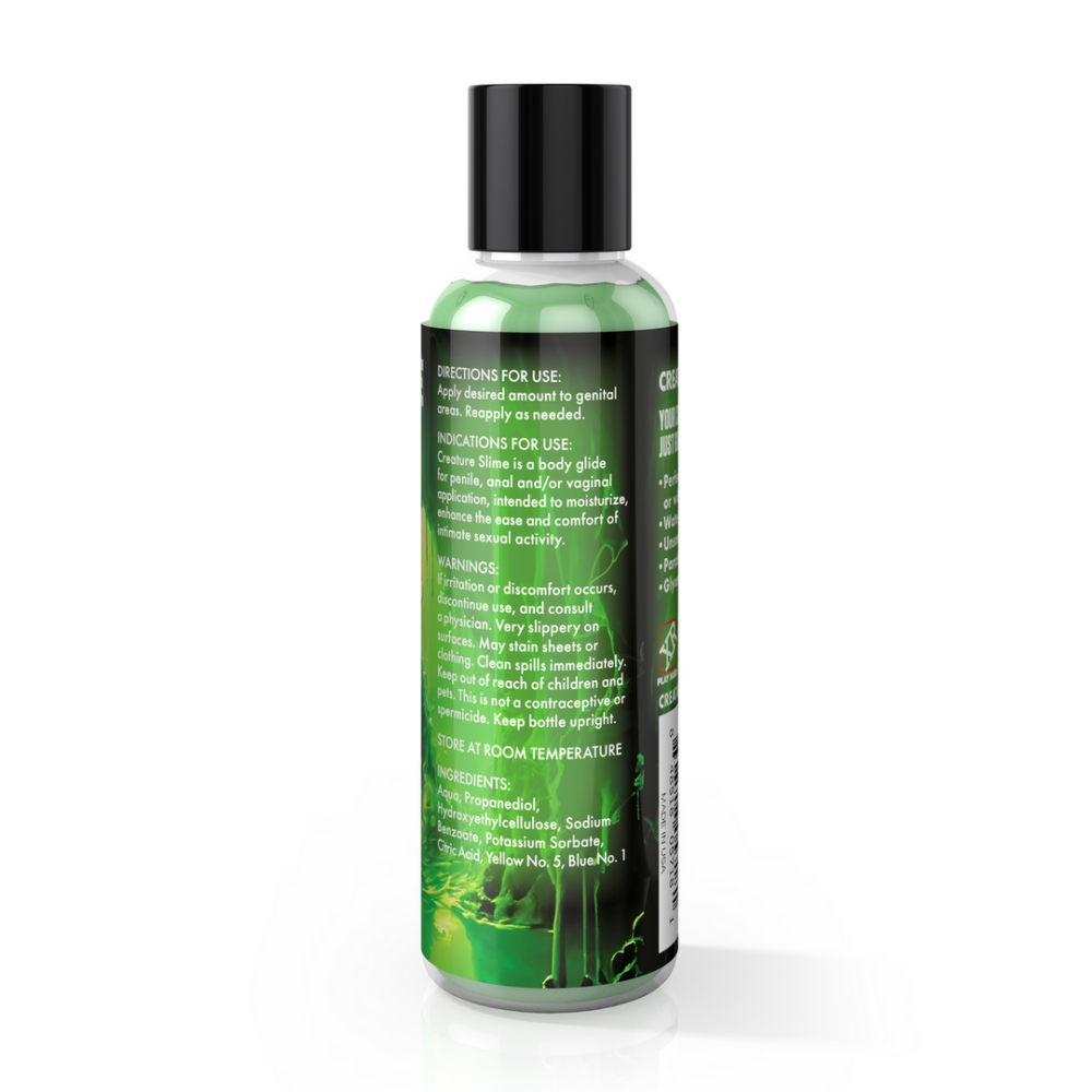 Creature Slime - Green Slime - Waterbased Lubricant - 4 fl oz / 118 ml