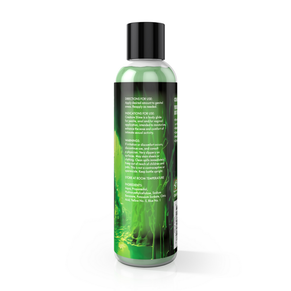 Creature Slime - Green Slime - Waterbased Lubricant - 8 fl oz / 236 ml