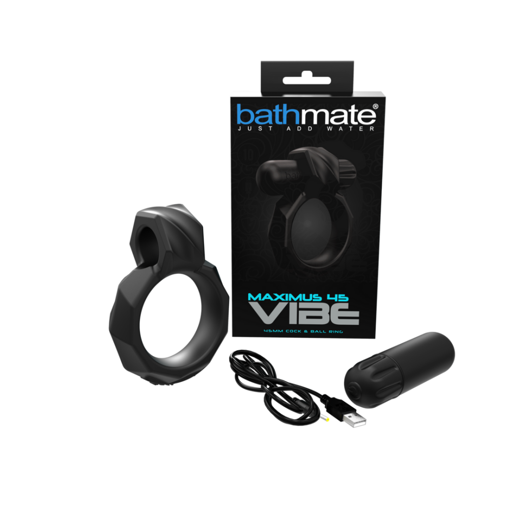 Vibe - Maximus 45 - Vibrating Ballstrap and Cockring - 1.77 / 4,5 cm