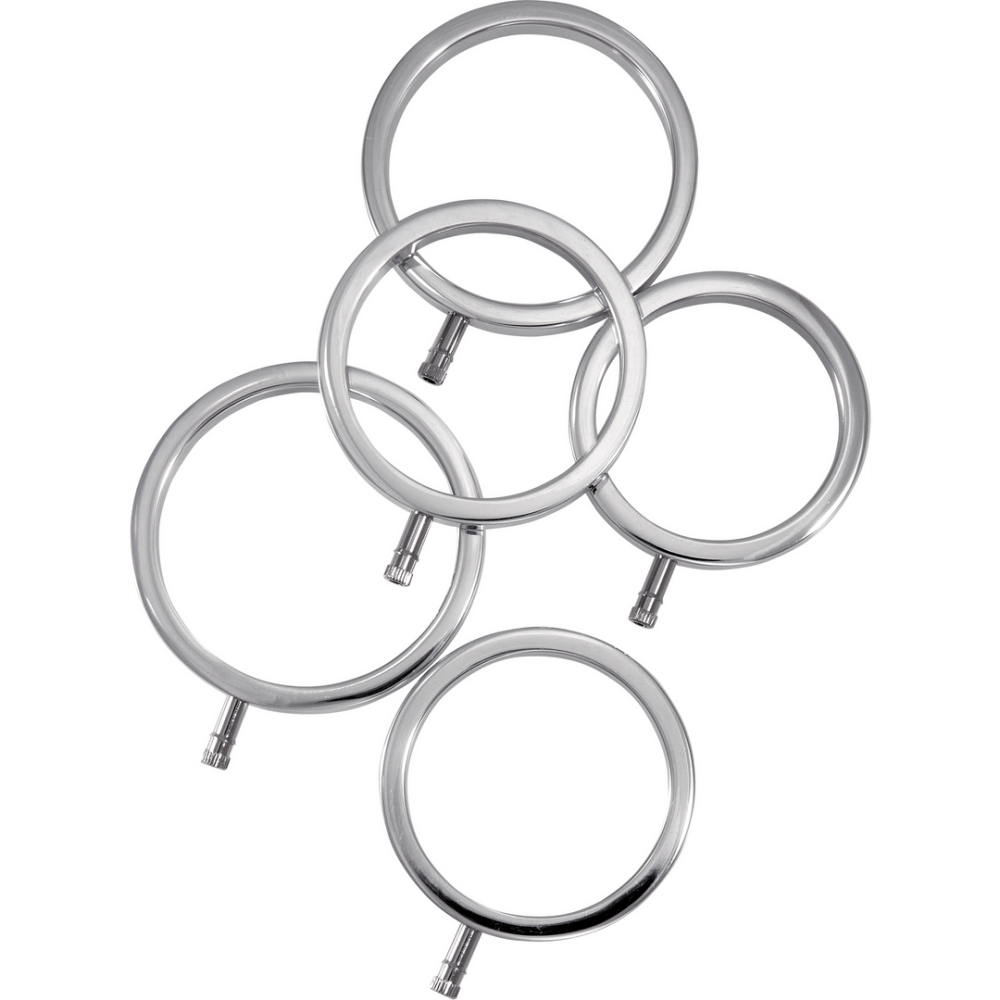 Solid Metal Cockring Set