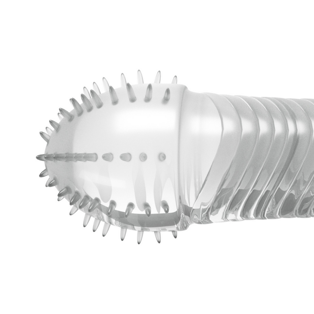 Manga Ribeteada para Pene - Transparente