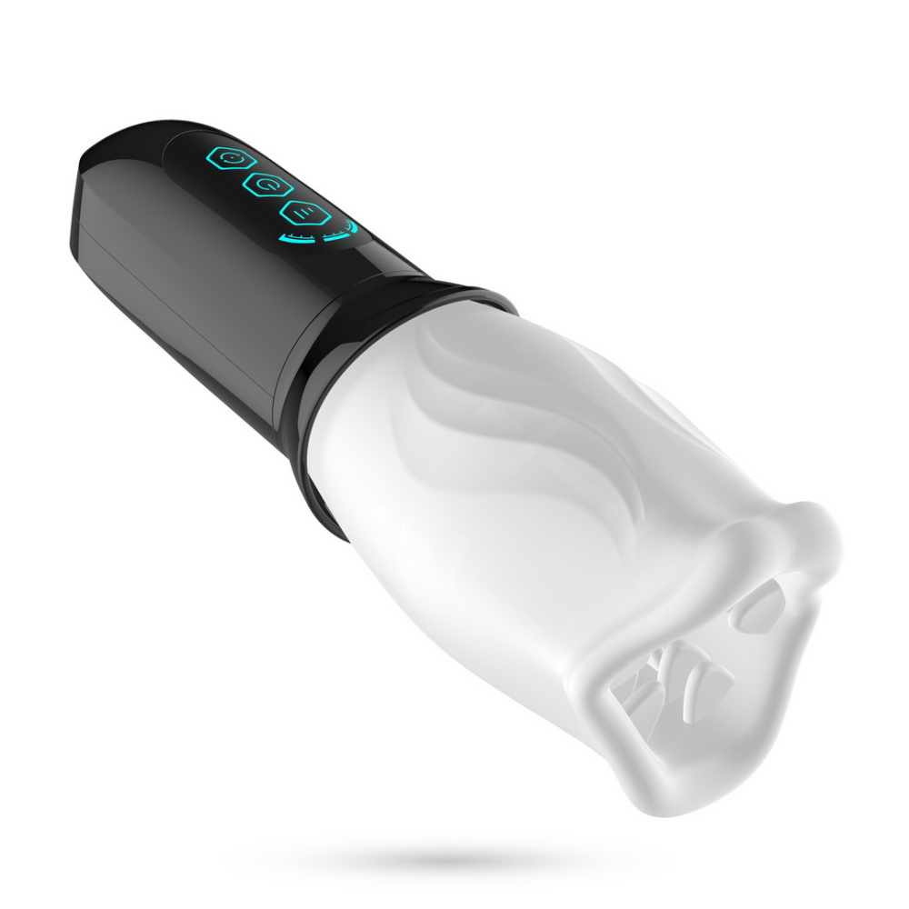 Fellatrix - Masturbador de Boca Rotatorio - Blanco