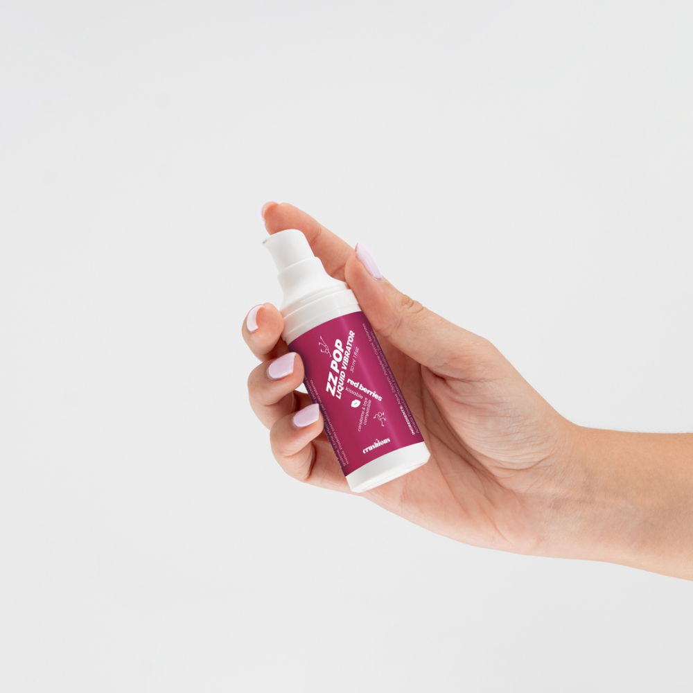 ZZ Pop - Vibrador Líquido Besable - Berries Rojas - 1 fl oz / 30 ml