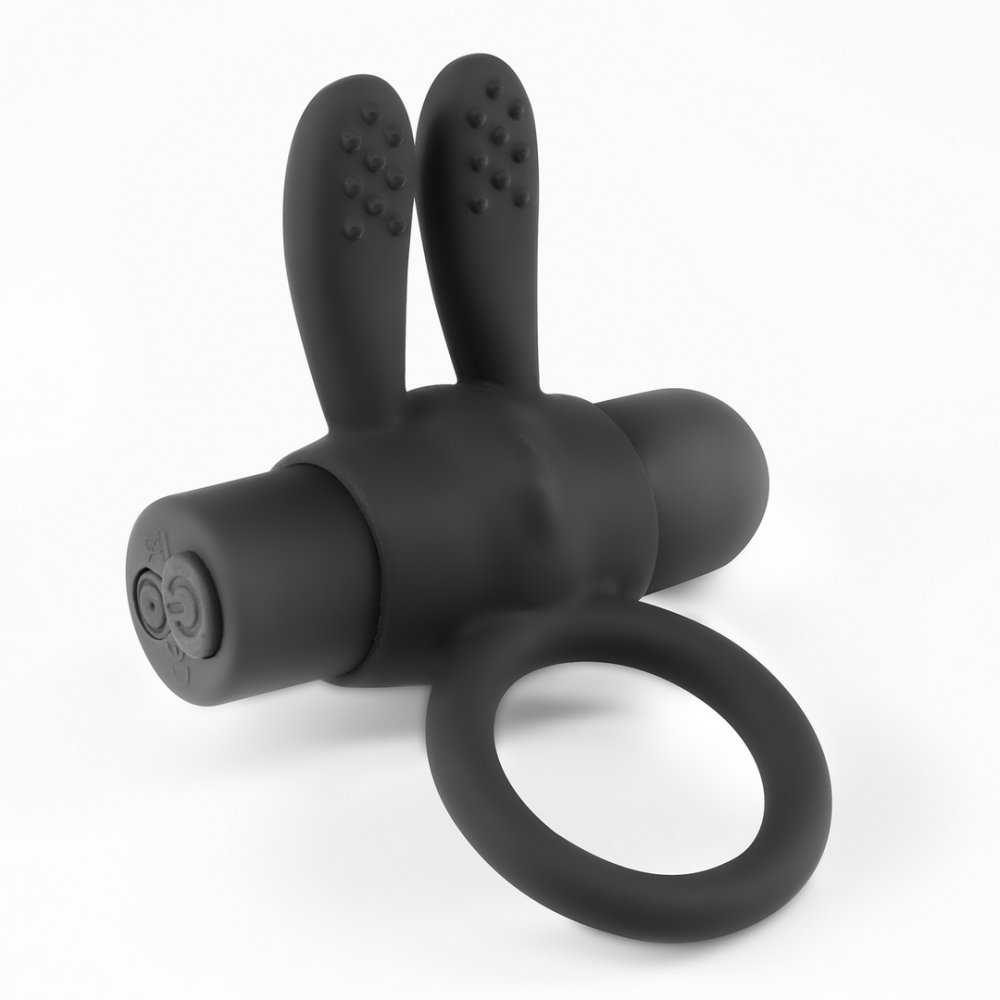 Nacho - Anillo Vibrador con Control Remoto - Negro