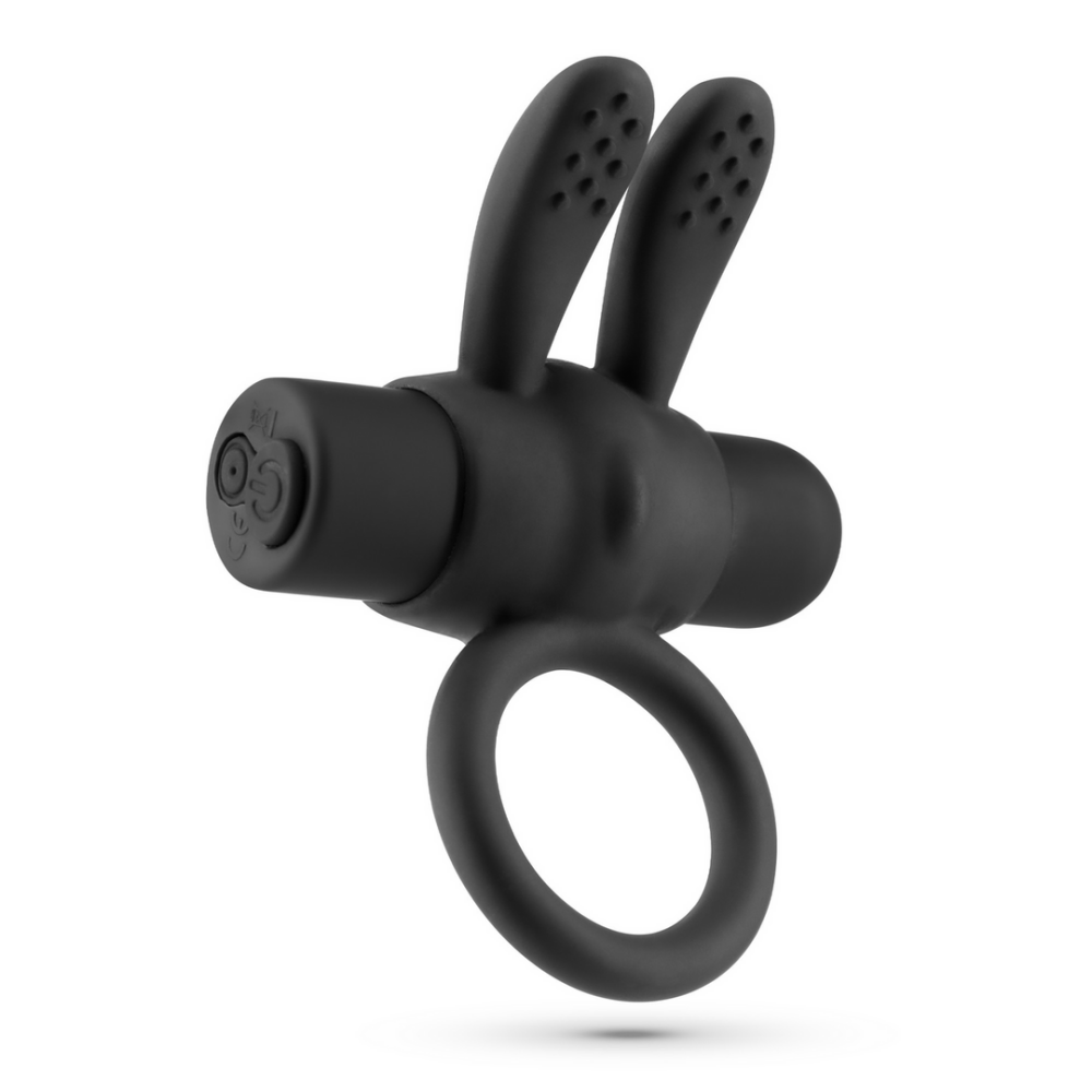 Nacho - Anillo Vibrador con Control Remoto - Negro