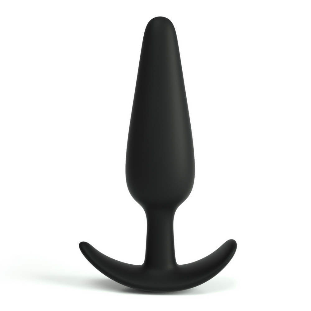 Tic - Plug Anal de Silicona - Pequeño - Negro