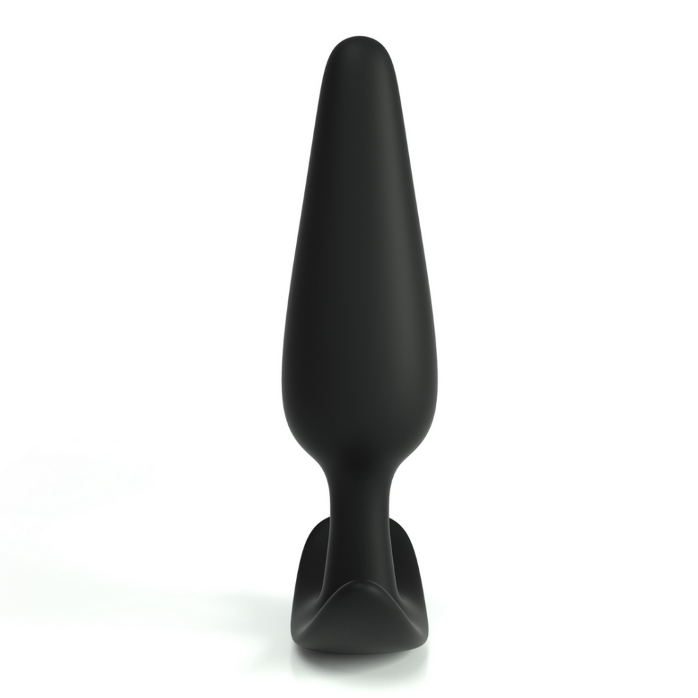 Tic - Plug Anal de Silicona - Pequeño - Negro