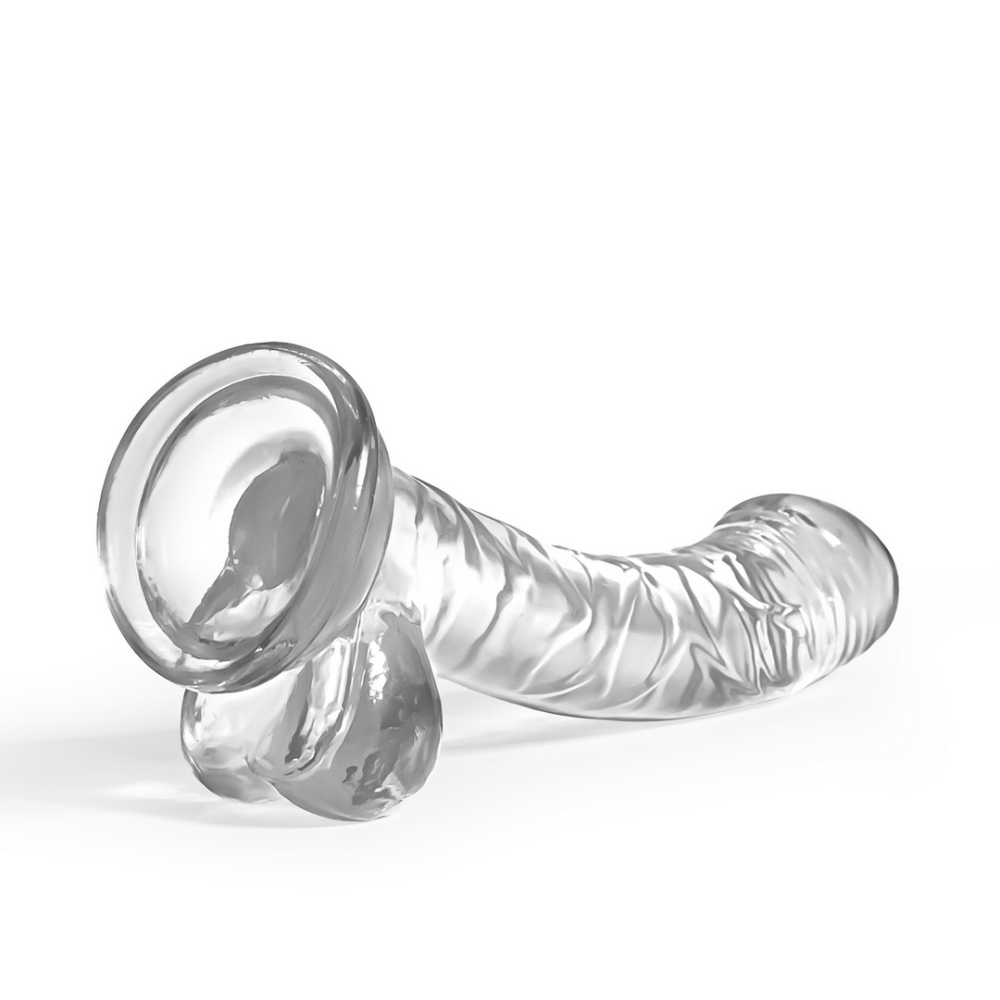 Hudini - Dildo Anal Flexible Jelly - 6.9/ 17,5 cm - Transparente