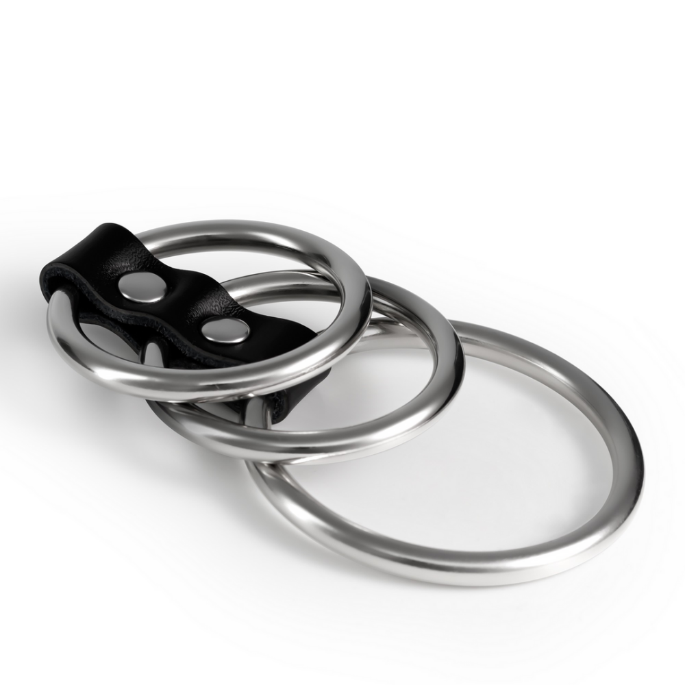 Saruman - Juego de anillos metálicos - Plata