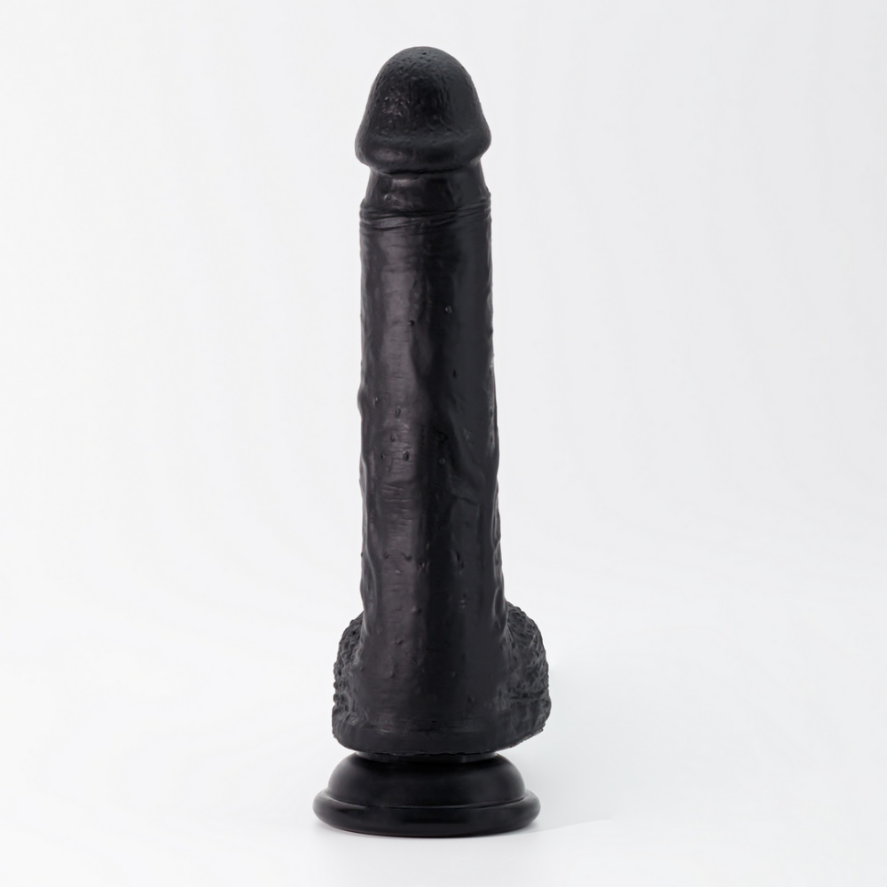 Inviktus - Dildo de Silicona Líquida - 8 / 22 cm - Negro