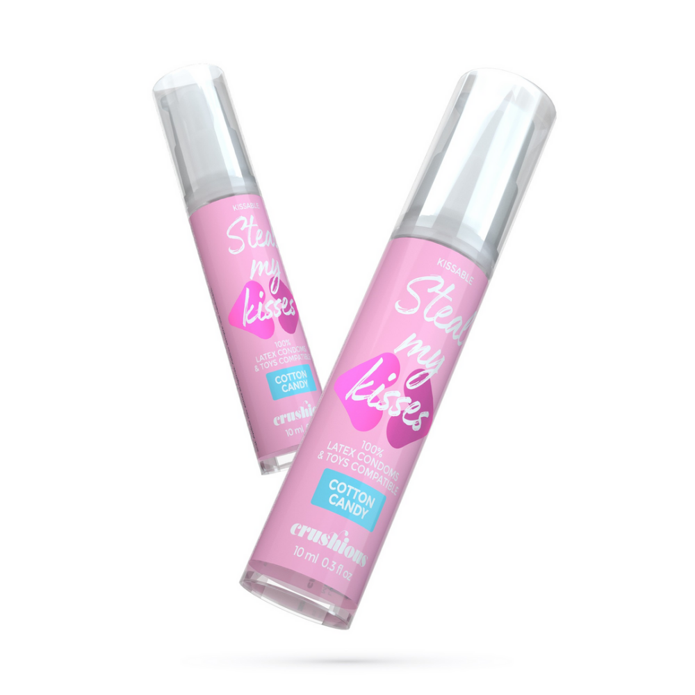 Steal My Kisses - Lubricante - Sabor Algodón de Azúcar - 0.3 fl oz / 10 ml