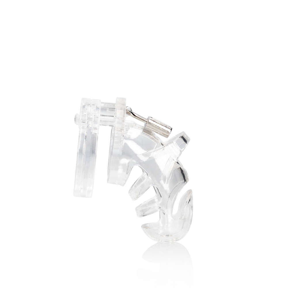 Model 25 - Chastity Cage - 3.5'' / 9 cm - Transparent
