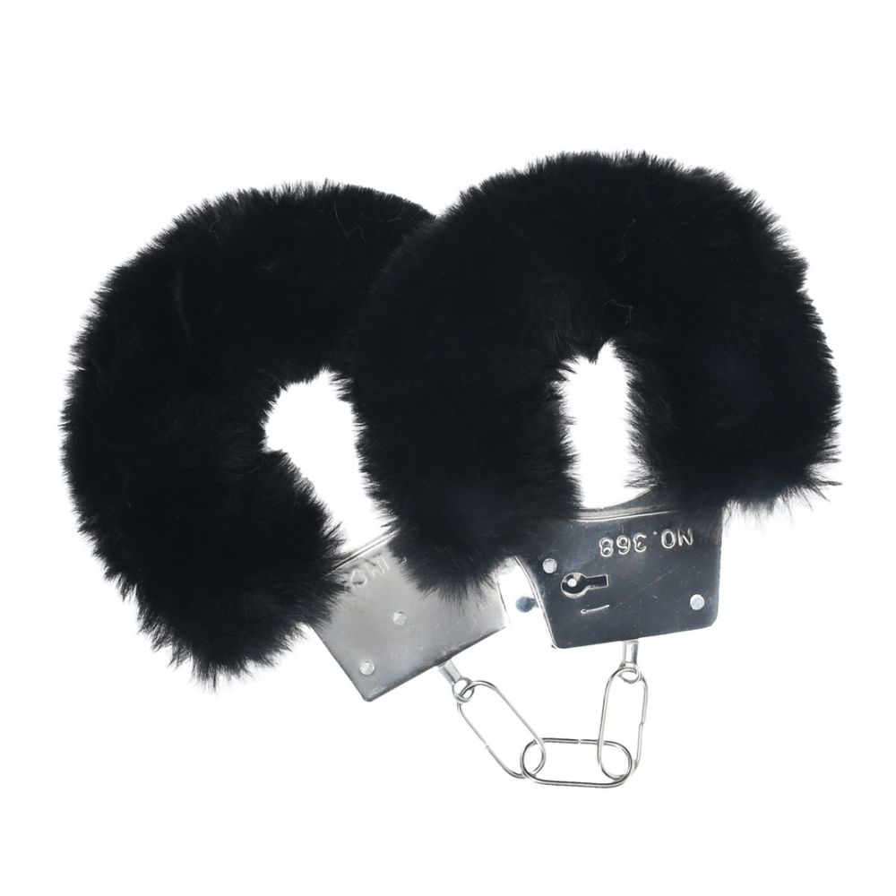 Classic Fluffy Handcuffs - Black