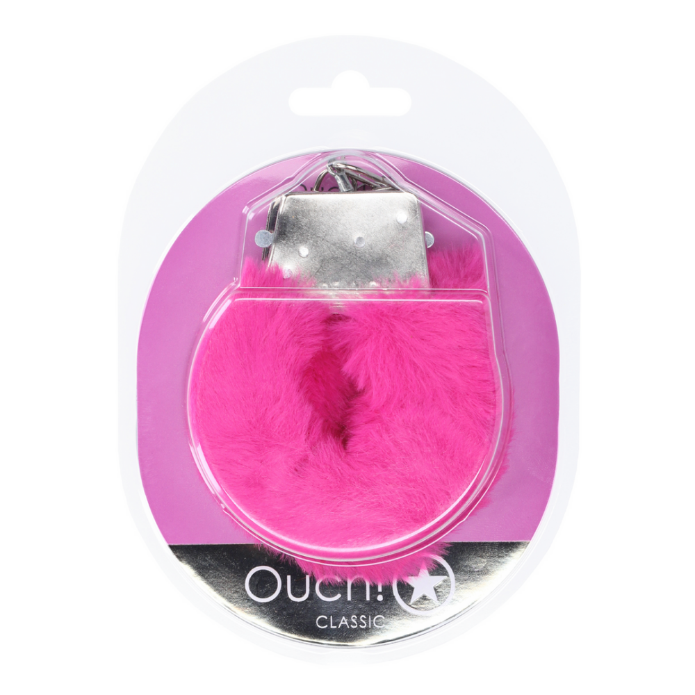 Classic Fluffy Handcuffs - Pink