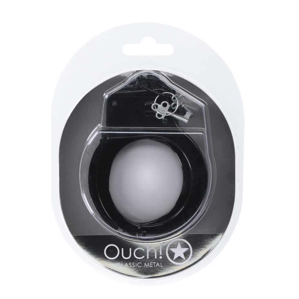 Classic Metal Handcuffs - Black