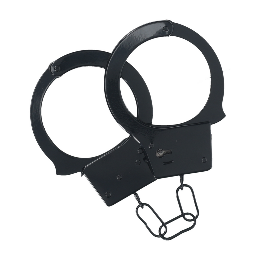 Classic Metal Handcuffs - Black