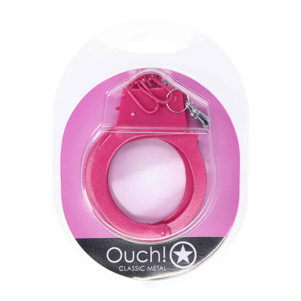 Classic Metal Handcuffs - Pink