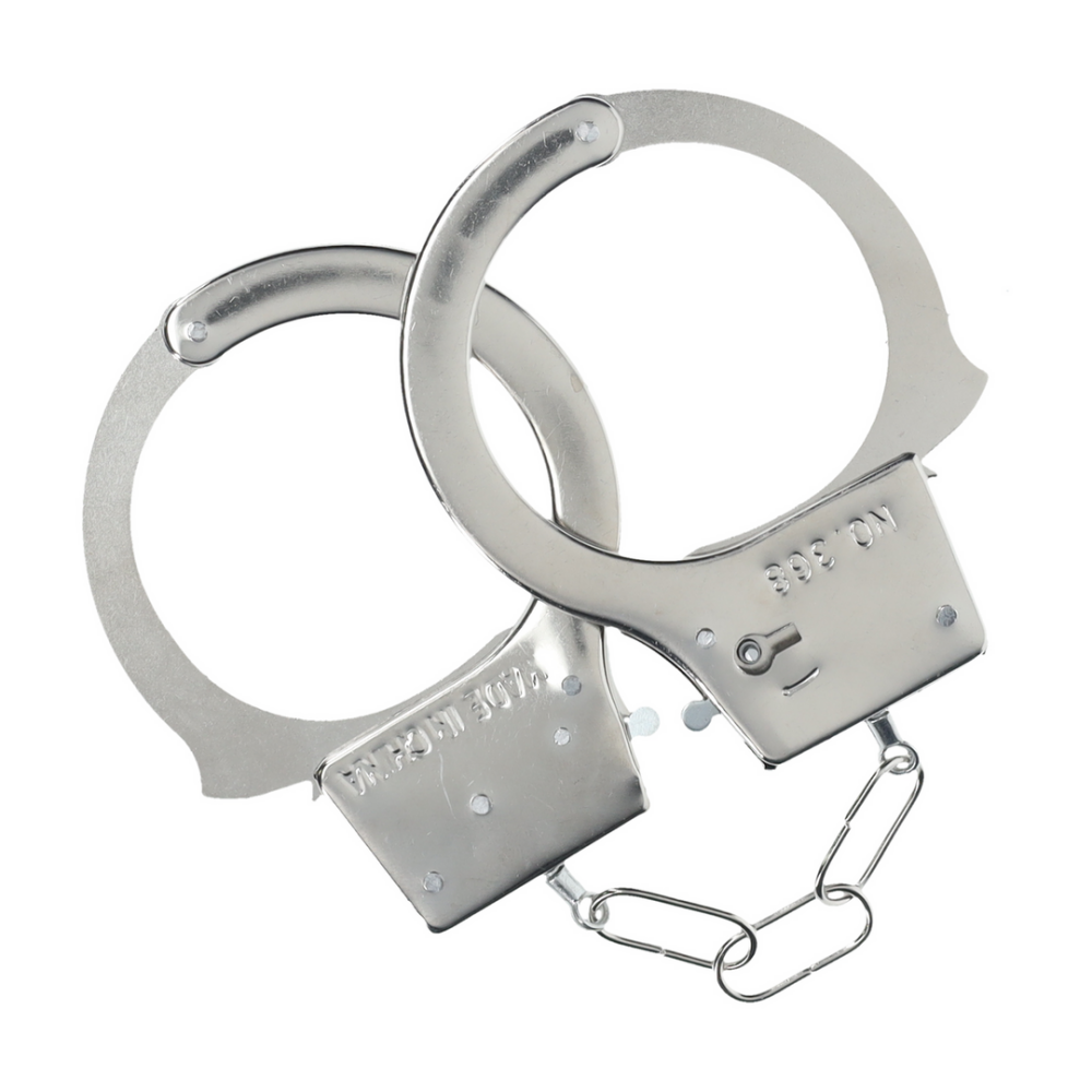 Classic Metal Handcuffs - Silver