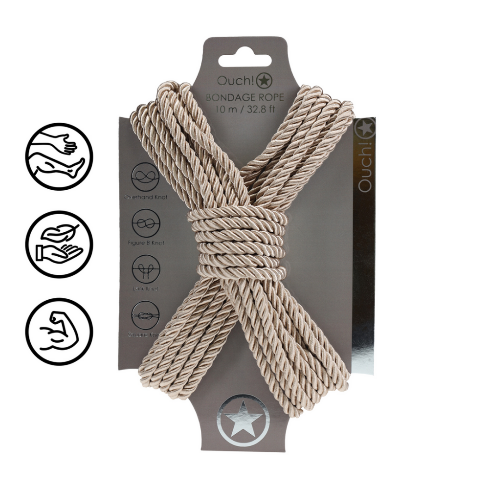 Polyester Bondage Rope - 32.8 ft / 10 m - Gold