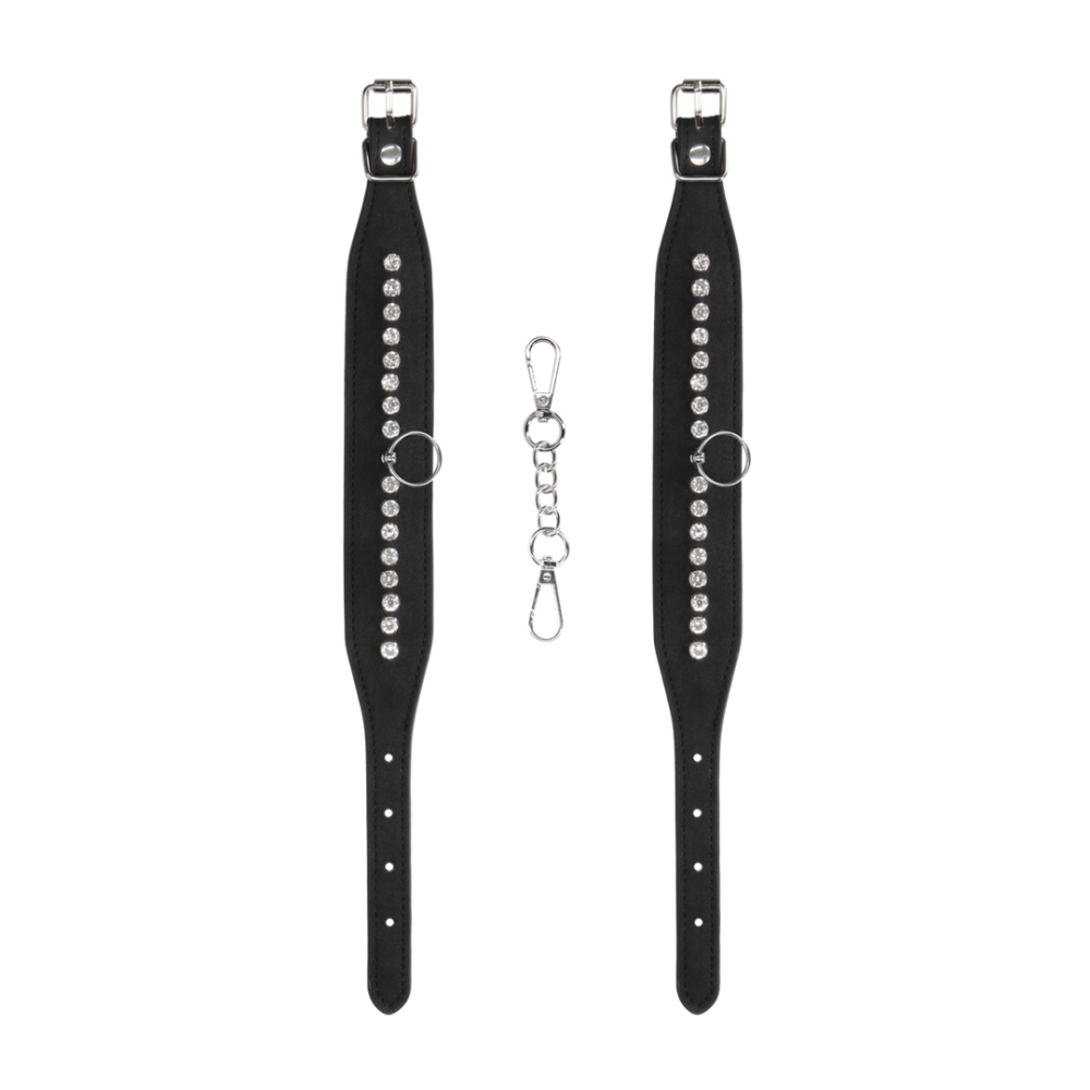 Diamond Studded Ankle Cuffs